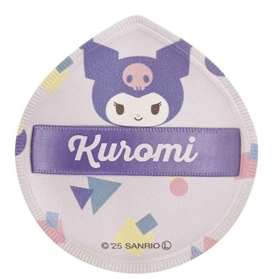 Sanrio Characters Makeup Puff Kuromi Purple