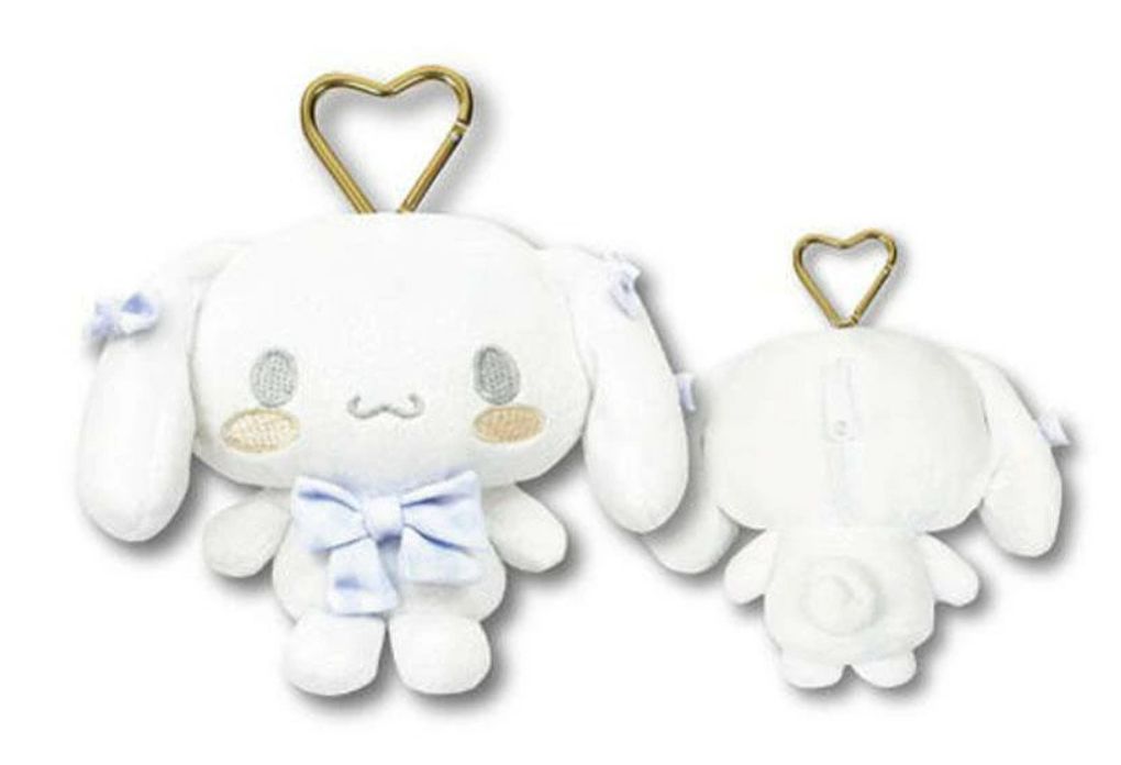 Sanrio White Mascot Plush Pouch Cinnamoroll