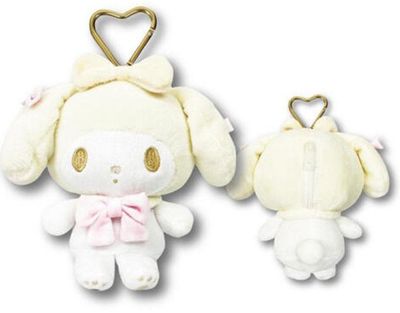 Sanrio White Mascot Plush Pouch My Melody