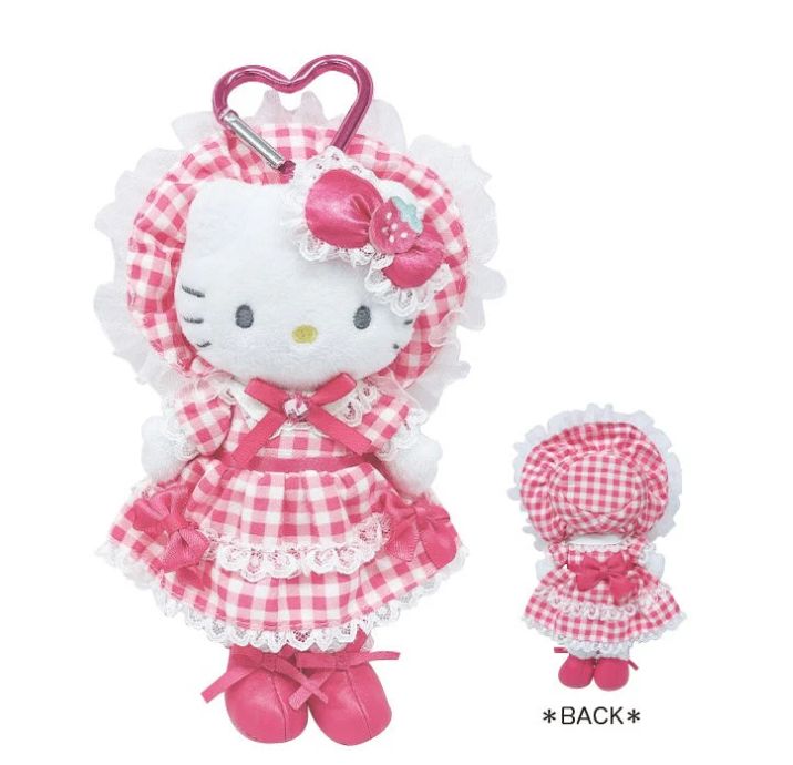 Hello Kitty Dress-Up Keychain Lolita (Red)