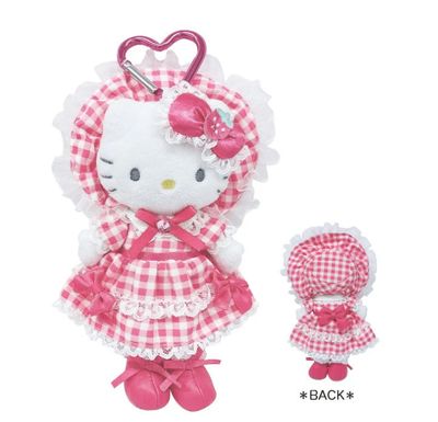 Hello Kitty Dress-Up Keychain Lolita (Red)