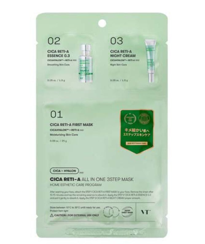 VT Cica Reti-A All In One 3Step  Mask 1pcs