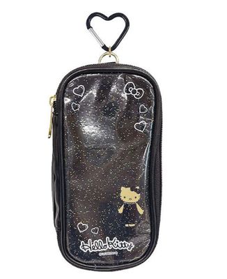 Hello Kitty Keychain Pouch Long Leg Black
