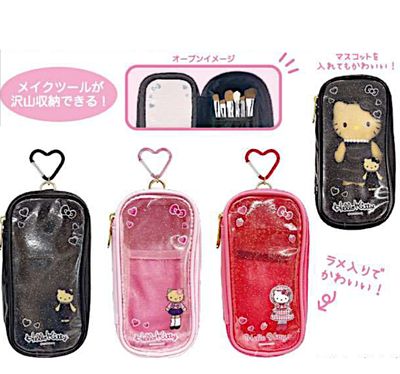 Hello Kitty Keychain Pouch Long Leg Pink