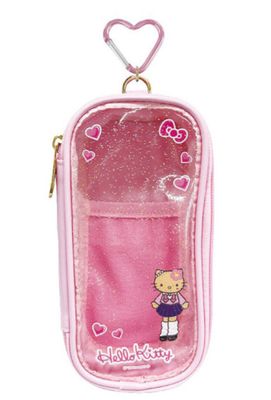 Hello Kitty Keychain Pouch Long Leg Pink