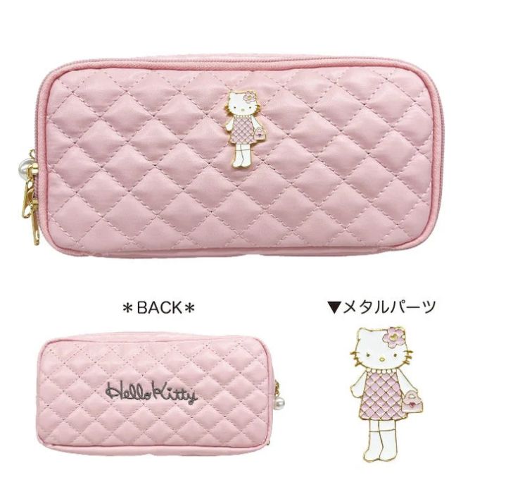 Sanrio Makeup Pouch Hello Kitty Pink Dress