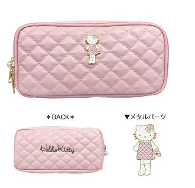Sanrio Makeup Pouch Hello Kitty Pink Dress