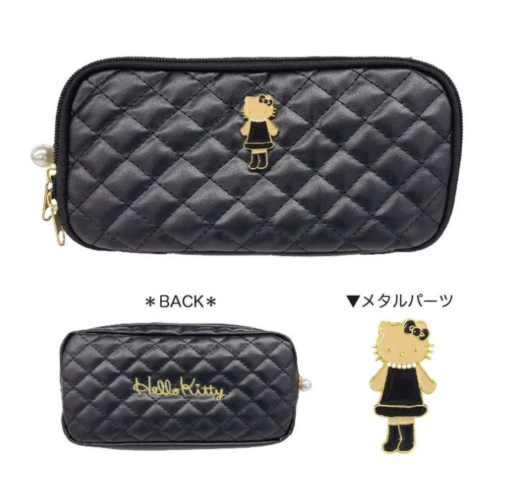 Sanrio Makeup Pouch Hello Kitty Black Dress