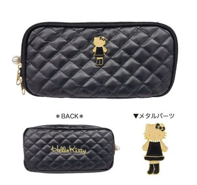 Sanrio Makeup Pouch Hello Kitty Black Dress