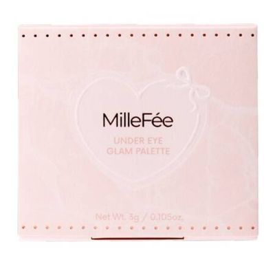 MilleFee Under Eye Glam Palette 01 Sugar Beige
