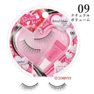 KOJI Spring heart Eyelash 09 Natural Volume