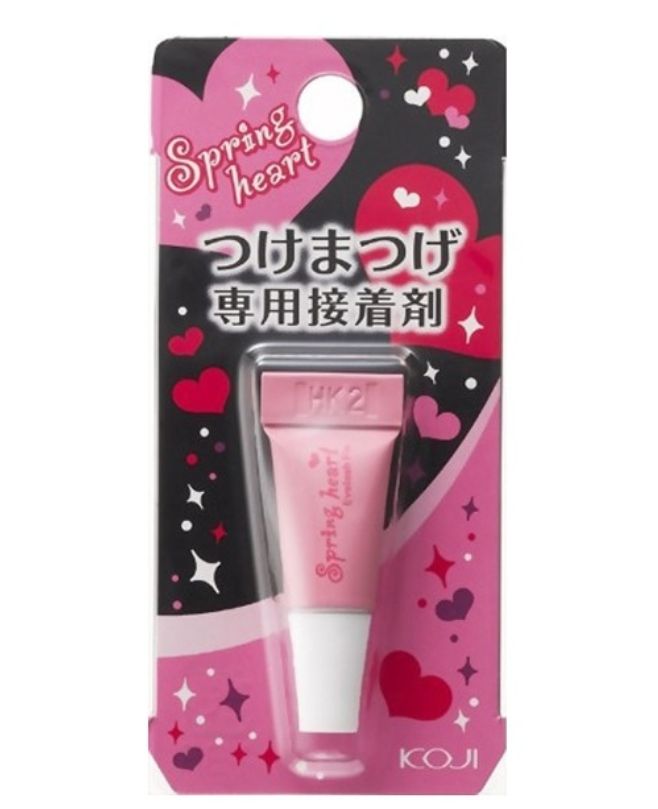 KOJI Spring Heart Eyelash Fix Eyelash Adhesive, White