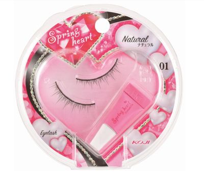Cozy Spring Heart Eyelashes 01 Natural x 6-Pack