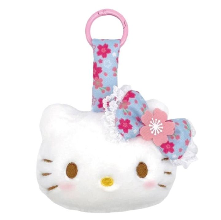 Sanrio Sakura Plush Pouch KT Blue