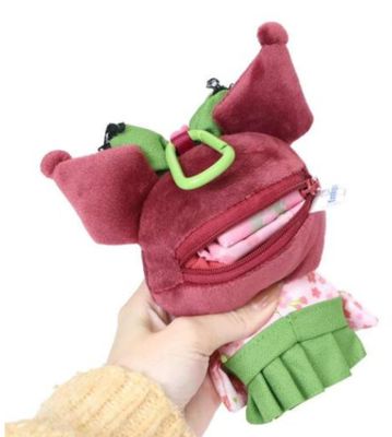 Kuromi Plush Toy Eco Bag, Match kimono