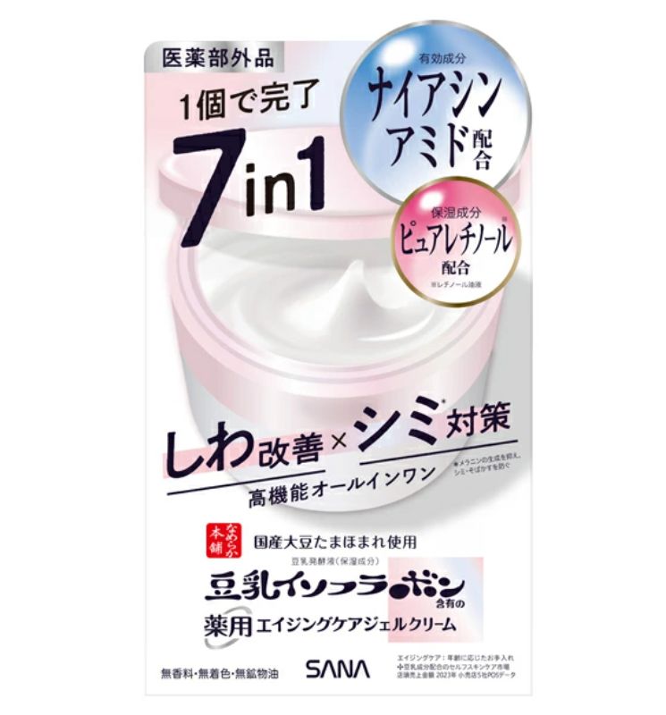 sana Nameraka Honpo Medicated Wrinkle Gel Cream White