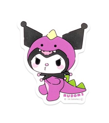 Sanrio Characters Kuromi Dinosaur Window Sticker