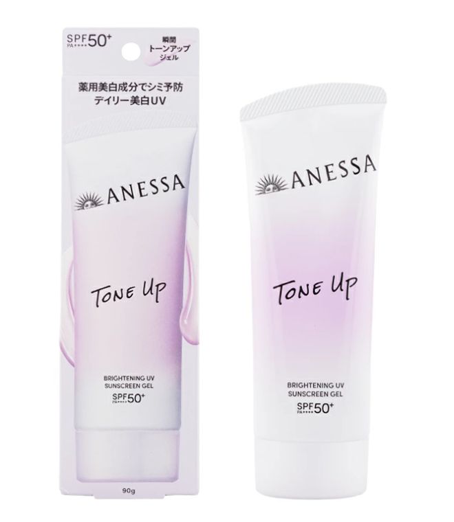 Anessa Brightening UV Sunscreen Gel SPF50+PA++++ Tone Up