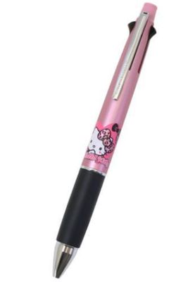 Hello Kitty Mascot Mechanical 4-Color Pen Red