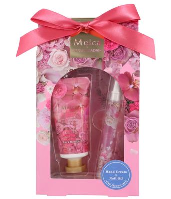 Meica*Hibiya-Kadan Hand Cream&amp;Nail Oil Gift Aura&amp;Embrace Bouquet