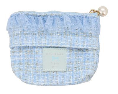 Chiikawa Tweed Tissue Pouch - Flying Squirrel Blue
