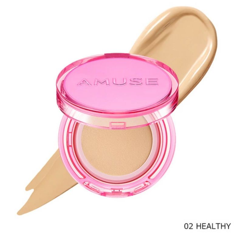 Amuse Dew Power Vegan Cushion SPF50+PA++++ 02