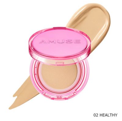 Amuse Dew Power Vegan Cushion SPF50+PA++++ 02