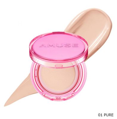 Amuse Dew Power Vegan Cushion SPF50+PA++++ 01