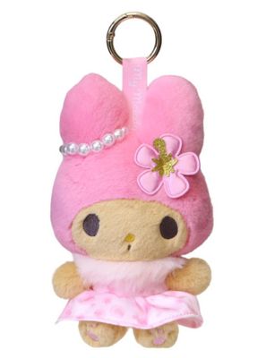 Sanrio Characters Sunburn Leopard Plush Keychain My Melody