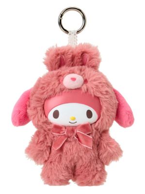 Sanrio Latte Bunny Mini Plush Keychain My Melody
