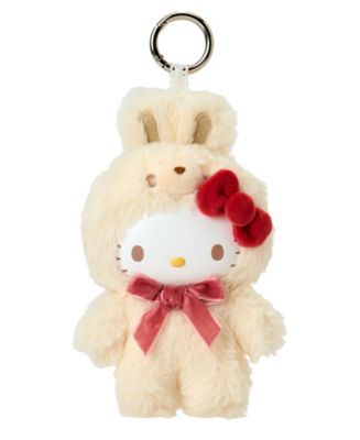 Sanrio Latte Bunny Mini Plush Keychain Hello Kitty