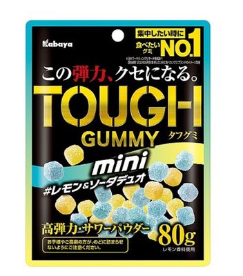 Kabaya Tough Gummy Mini Lemon &amp; Soda Flavor