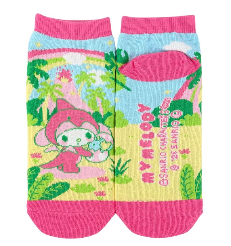 Sanrio Characters Dinosaur Crew Socks My Melody