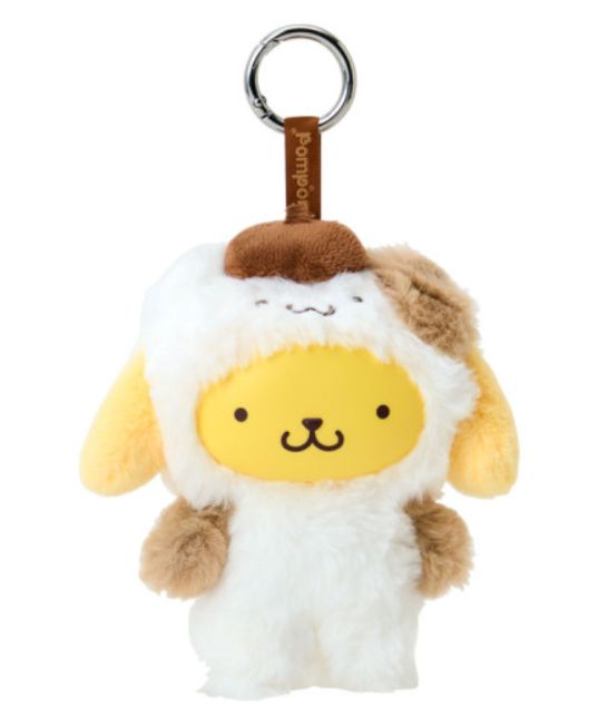 Sanrio Characters Otomodachi Kigurumi Plush Keychain PP