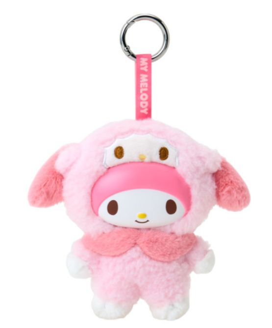 Sanrio Characters Otomodachi Kigurumi Plush Keychain MM