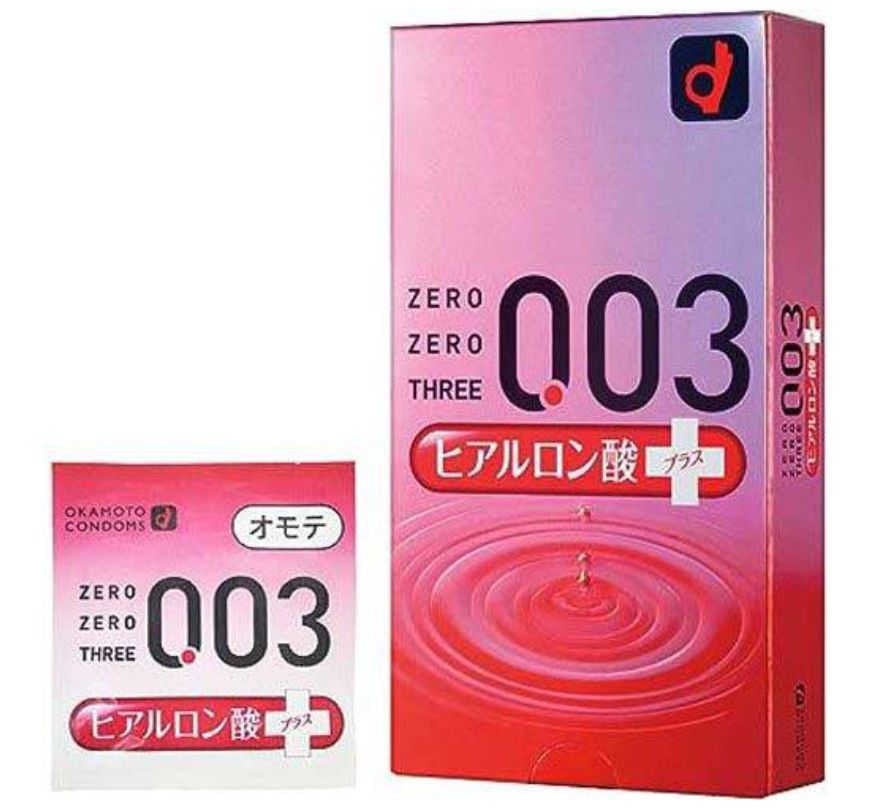 Okamoto 003 Hyaluronic Acid Condom - 10 Pc