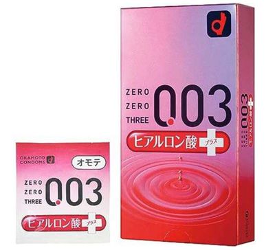 Okamoto 003 Hyaluronic Acid Condom - 10 Pc