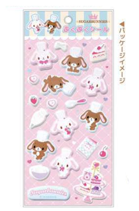 Sugarbunnies Stickers Pink