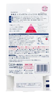 Deodorizing Power Toilet Fresh Mist Reset Floral