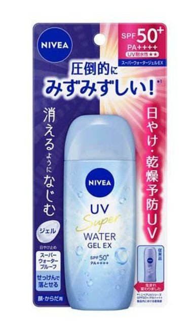 NIVEA UV Super Water Gel EX SPF50+ PA++++ 80g