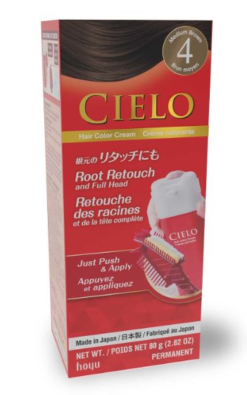Hoyu Cielo Hair Color Cream #4 Medium Brown