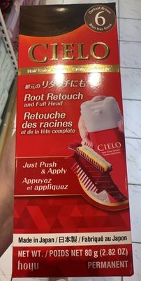 Hoyu Cielo Hair Color Cream #6 Darkest Brown