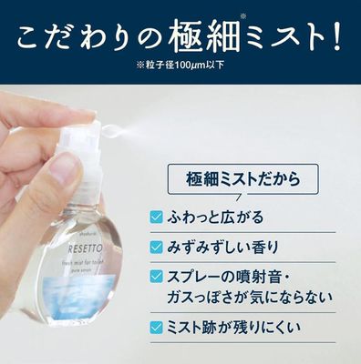Shoshuriki Resetto Toilet Deodorizing Spray Pure Savon