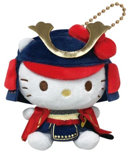 Sanrio Hello Kitty Date Masamune Plush Keychain
