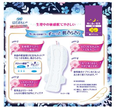 Unicharm Pads Night Use 36cm 10pcs