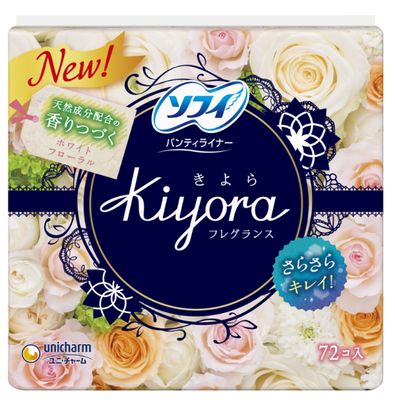 Sophie Kiyora Pads 72pcs Natural Soft Floral
