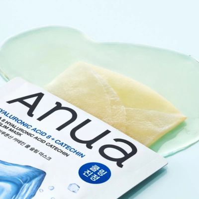 Anua Hyaluronic Acid 8+Catechin Cool Slim Mask 1pcs