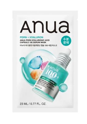 Anua PDRN+Hyaluron Acid Capsule 100 Serum Mask 1pcs