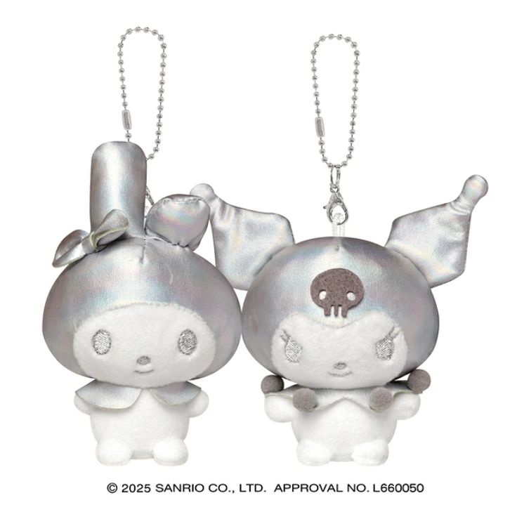 My Melody&amp;Kuromi Sliver Keychain Plush
