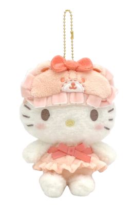 Hello Kitty Pajama Keychain Plush